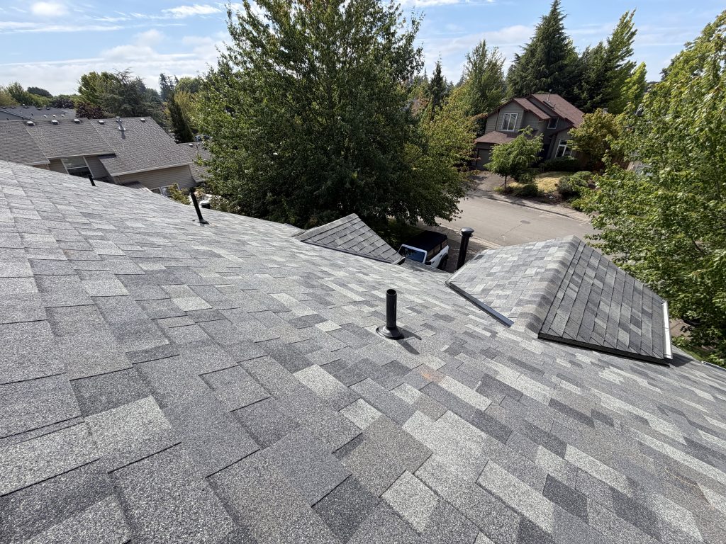 Finished residential roof replacement in the Portland metro by Best Roofing USA, Oregon CCB 261305